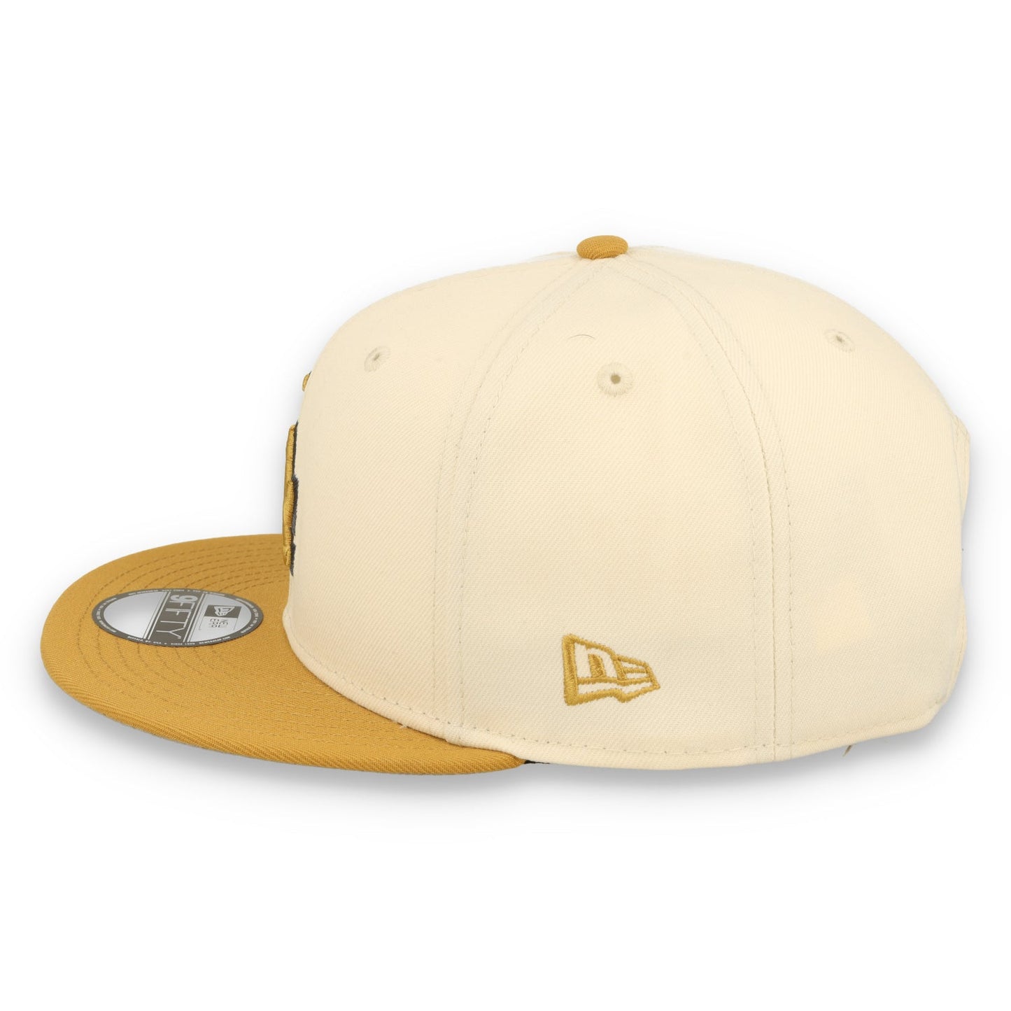 New Era Los Angeles Dodgers 2-Tone 9FIFTY Snapback Hat-Beige/Bronze