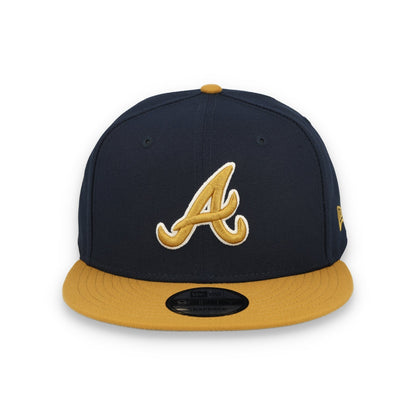 New Era Atlanta Braves  2-Tone 9FIFTY Snapback Hat-Royal /Bronze