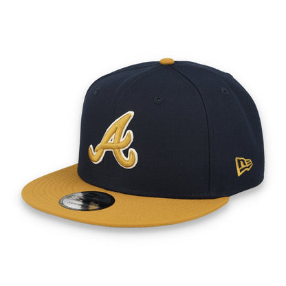 New Era Atlanta Braves  2-Tone 9FIFTY Snapback Hat-Royal /Bronze