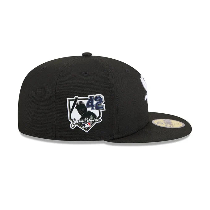 New Era Chicago White Sox Jackie Robinson Day 2026 59FIFTY Fitted Hat - Black