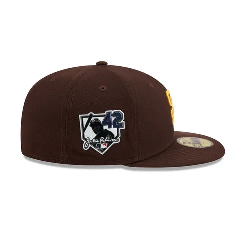 New Era San Diego Padres Jackie Robinson Day 2026 59FIFTY Fitted - Brown