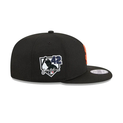 New Era San Francisco Giants Jackie Robinson 2026 9FIFTY SNAPBACK Hat- Black