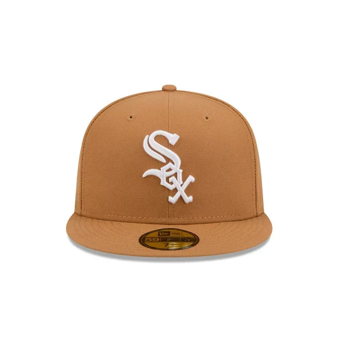 New Era Chicago White Basic 59FIFTY Fitted Hat-Bronze