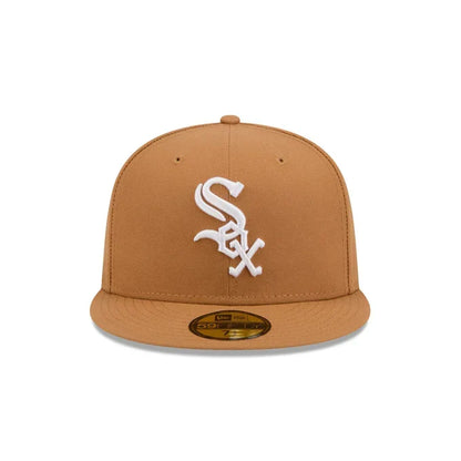 New Era Chicago White Basic 59FIFTY Fitted Hat-Bronze