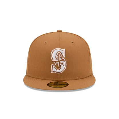 New Era  Seattle Mariners Basic 59FIFTY Fitted Hat-Bronze