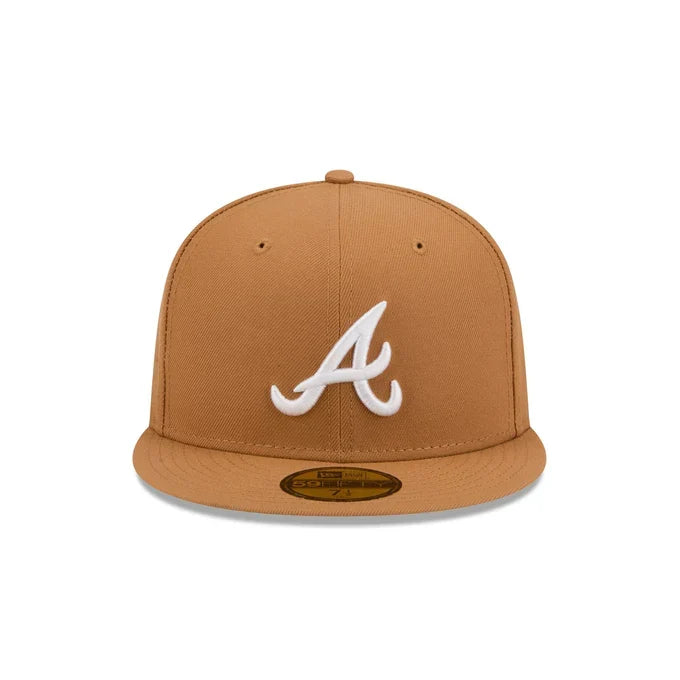 New Era Atlanta Braves Basic 59FIFTY Fitted Hat-Bronze