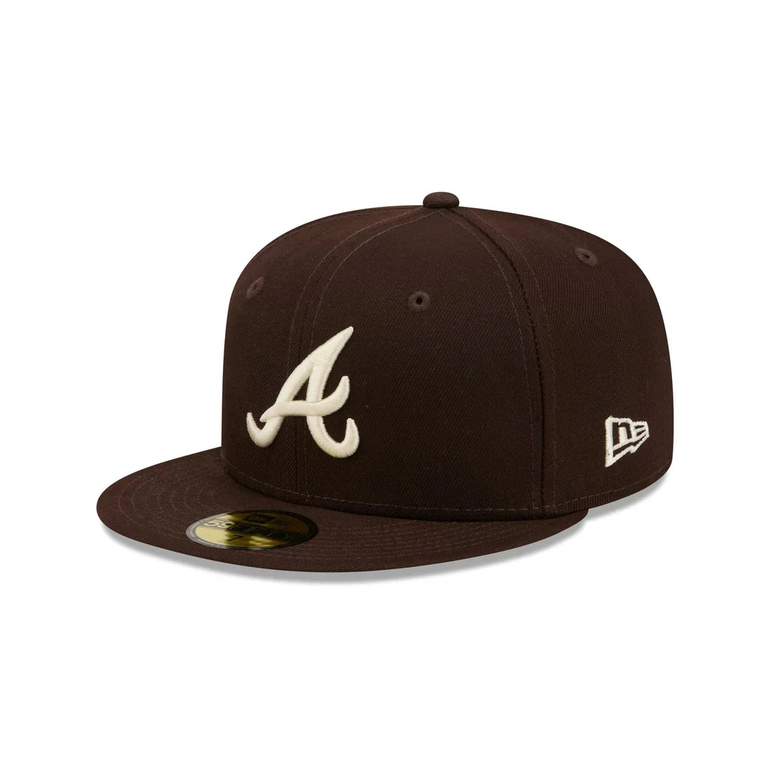 New Era Atlanta Basic Braves 59FIFTY Fitted Hat-Brown