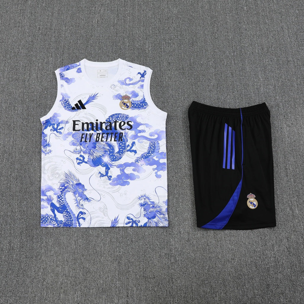 Real Madrid Vest Set Training Tracksuits 25/26 Football Kit Soccer Jersey