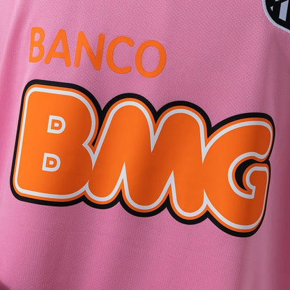Santos Pink Jersey 2012-2013 Long Sleeves Retro Football Kit Soccer Shirt