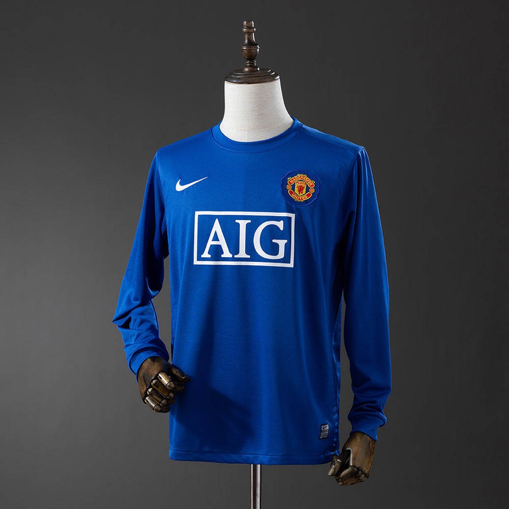 Manchester United Jersey 2008-09 Third Retro Kit Long Sleeves