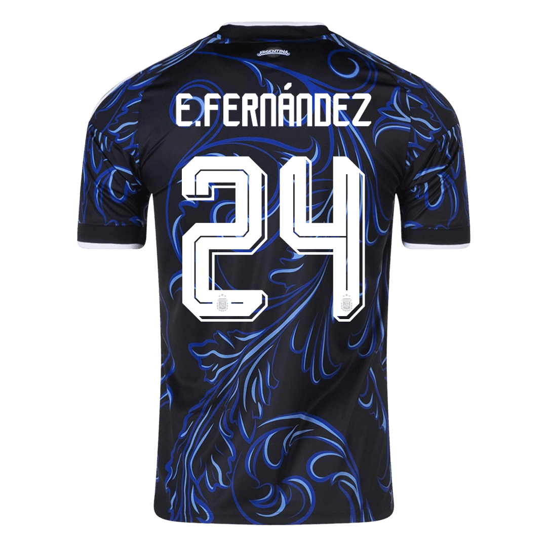 E. FERNÁNDEZ #24 Mens Argentina World Cup Away Jersey 2026