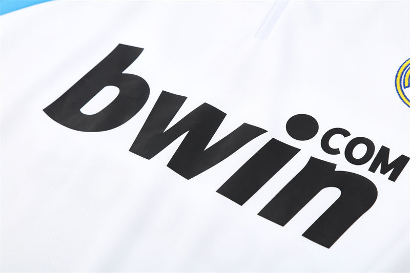 Retro Real Madrid Training Tracksuits 2009-10 Football Kit Soccer Jersey