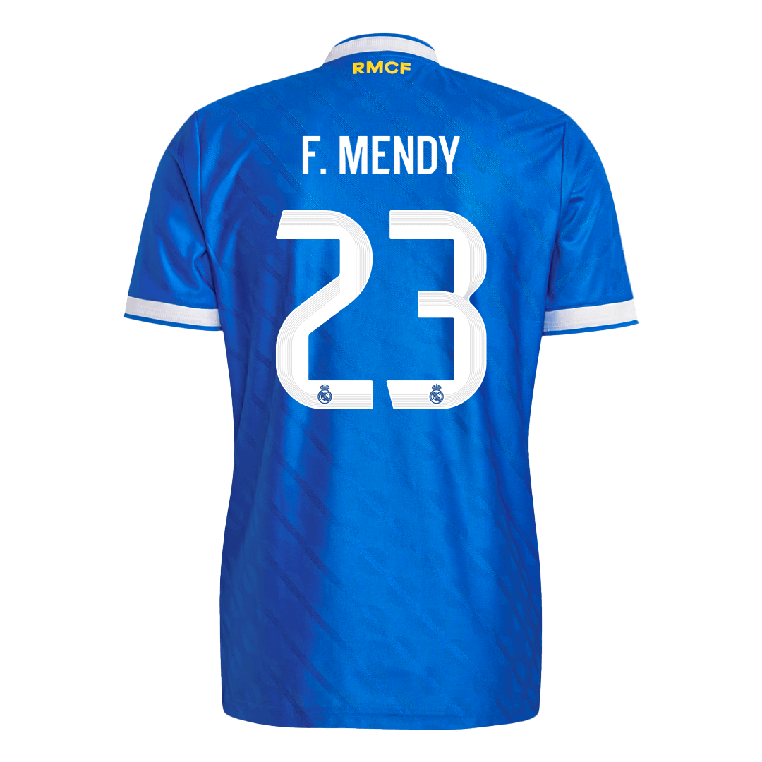 F. MENDY #23 Mens Real Madrid Third Jersey 2025/26 - Player Version (Slim Fit)