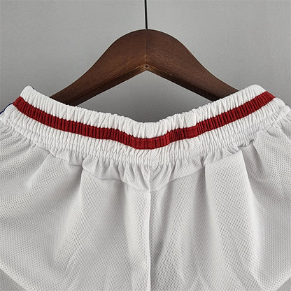 Retro France White Shorts 1998 Football Jersey