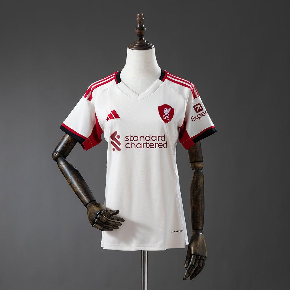 Women Liverpool Jersey 25/26 Away Football Kit Soccer Jersey