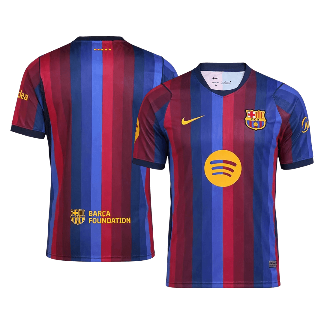 Mens Barcelona Home Jersey 2026/27 - Player Version (Slim Fit)