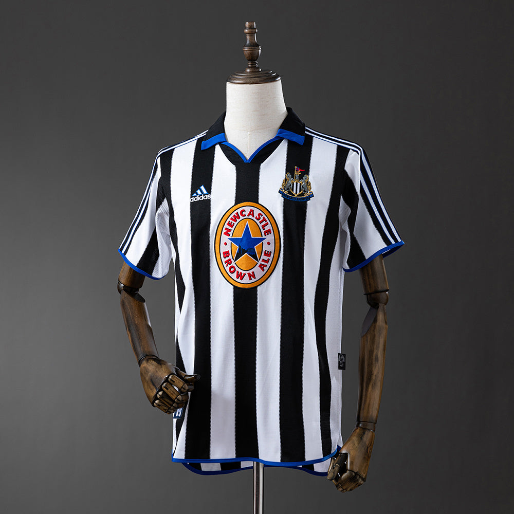 Newcastle United Jersey 1999-00 Home Retro Kit