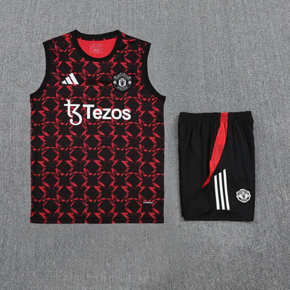 Manchester United Vest Set Training Tracksuits 25/26 Football Kit Soccer Jersey