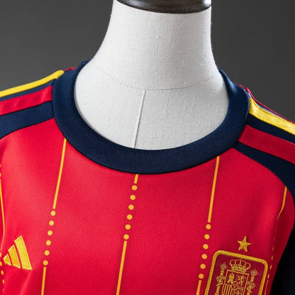 Kids Spain Jersey 2026 World Cup Home Football Kit