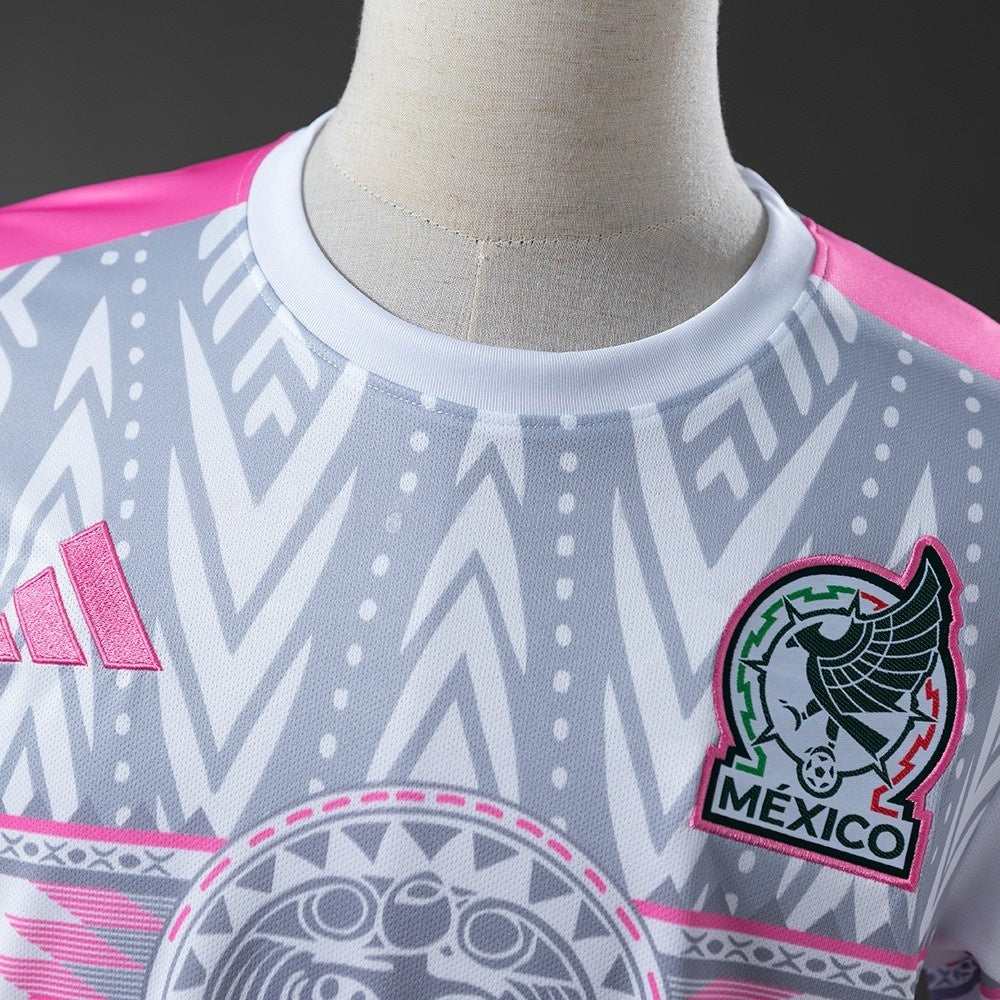 Mexico Jersey 2026 White Pink Special Football Kit
