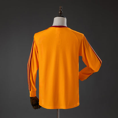 AS Roma Orange Jersey 2026-2027 Long Sleeves Football Kit Soccer Shirt