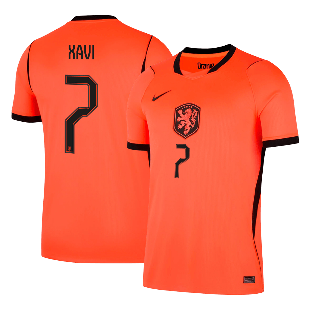 XAVI #7 Mens Netherlands World Cup Home Jersey 2026