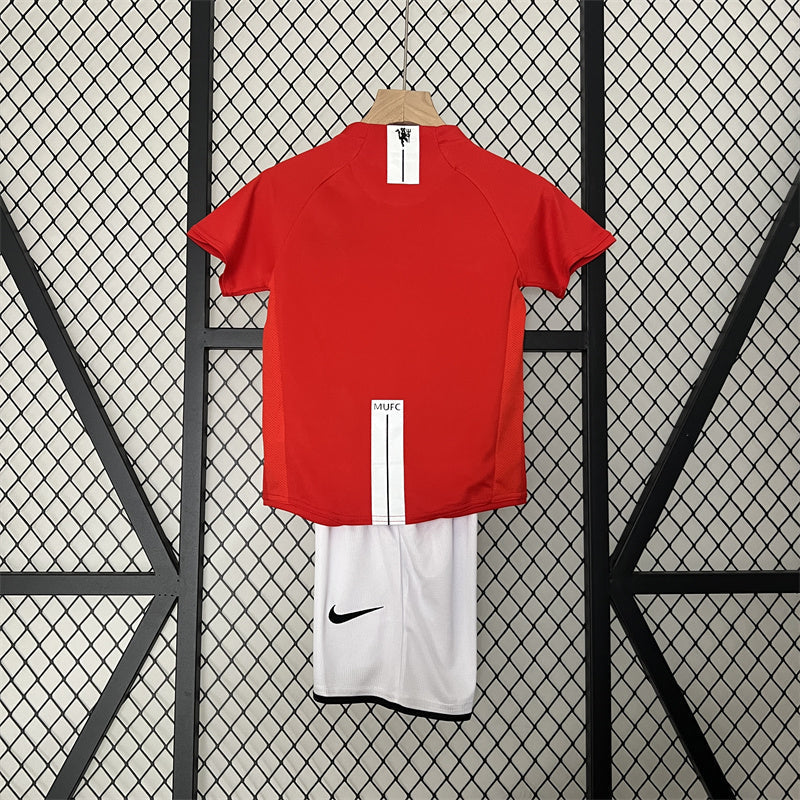 Retro Kids Manchester United Home Jersey 07/08