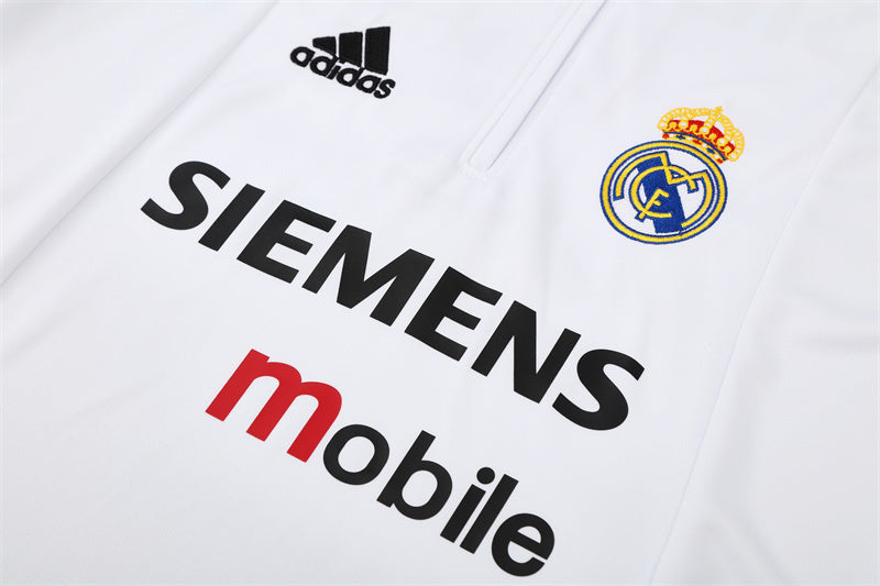 Retro Real Madrid Training Tracksuits 2004-05 Football Kit Soccer Jersey