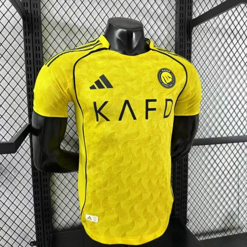 Player Version Al-Nassr Riyadh Jersey 25/26 Home RONALDO Football Kit Soccer Jersey