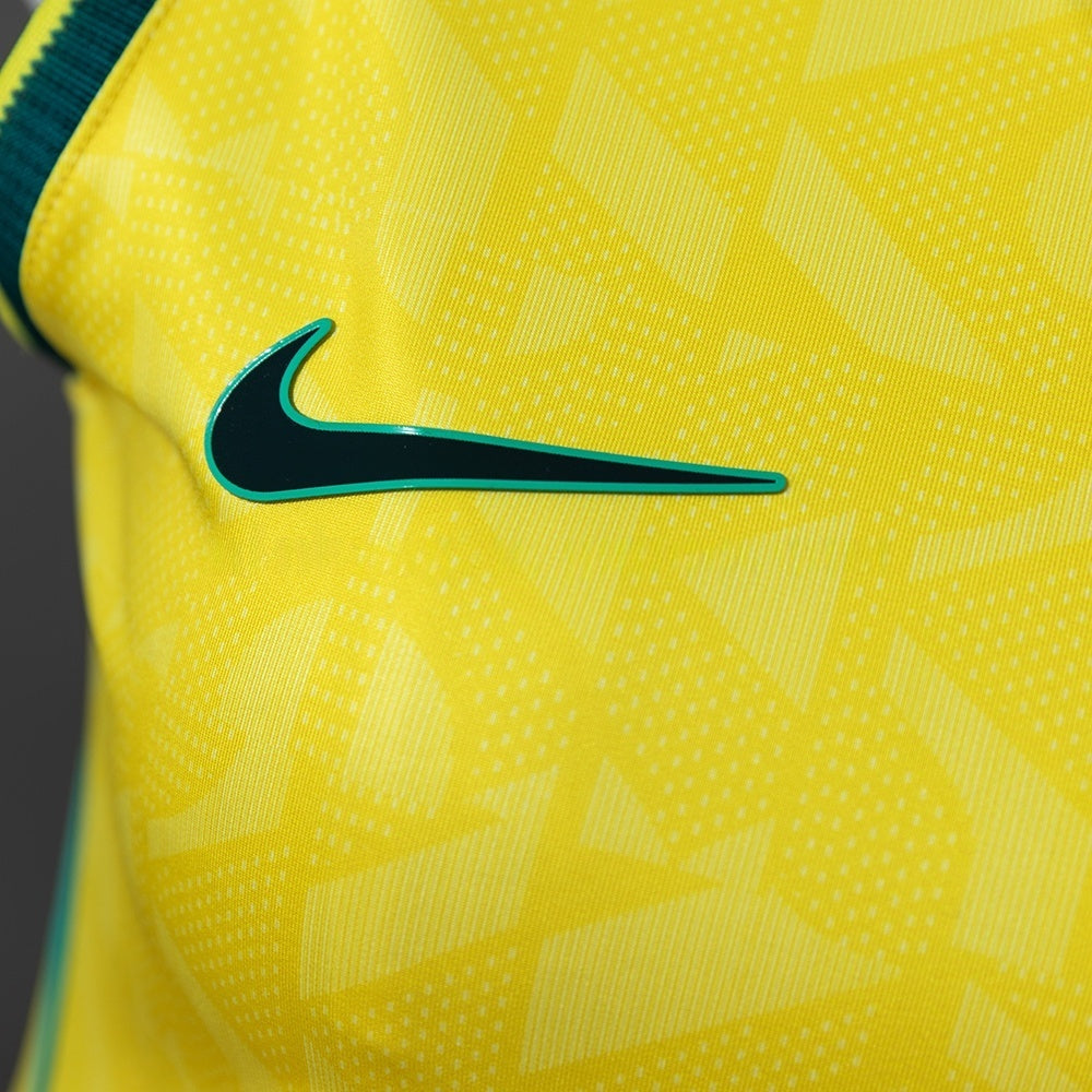 Women Brazil  Crop Tank Top Home Jersey 2026 World Cup Football Kit Soccer Shirt