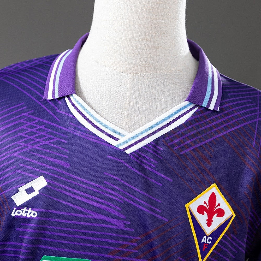 Fiorentina Jersey 1992-93 Home Retro Football Kit