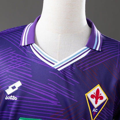 Fiorentina Jersey 1992-93 Home Retro Football Kit