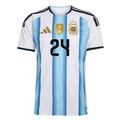 E. FERNÁNDEZ #24 Mens Argentina World Cup Home Jersey 2026 [PREMIUM]