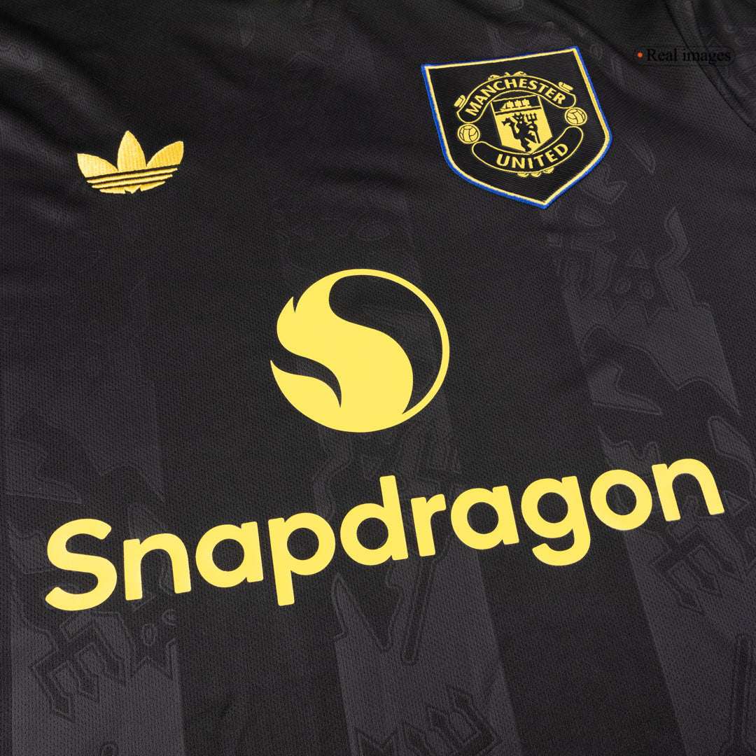 Mens Manchester United Third Long Sleeve Jersey 2025/26