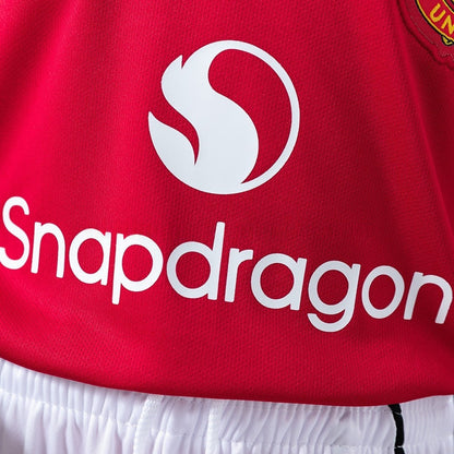Kids Manchester United Jersey 25/26 Home Football Kit