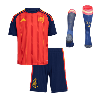 Kids Spain World Cup Home Full Kit 2026 [PREMIUM]