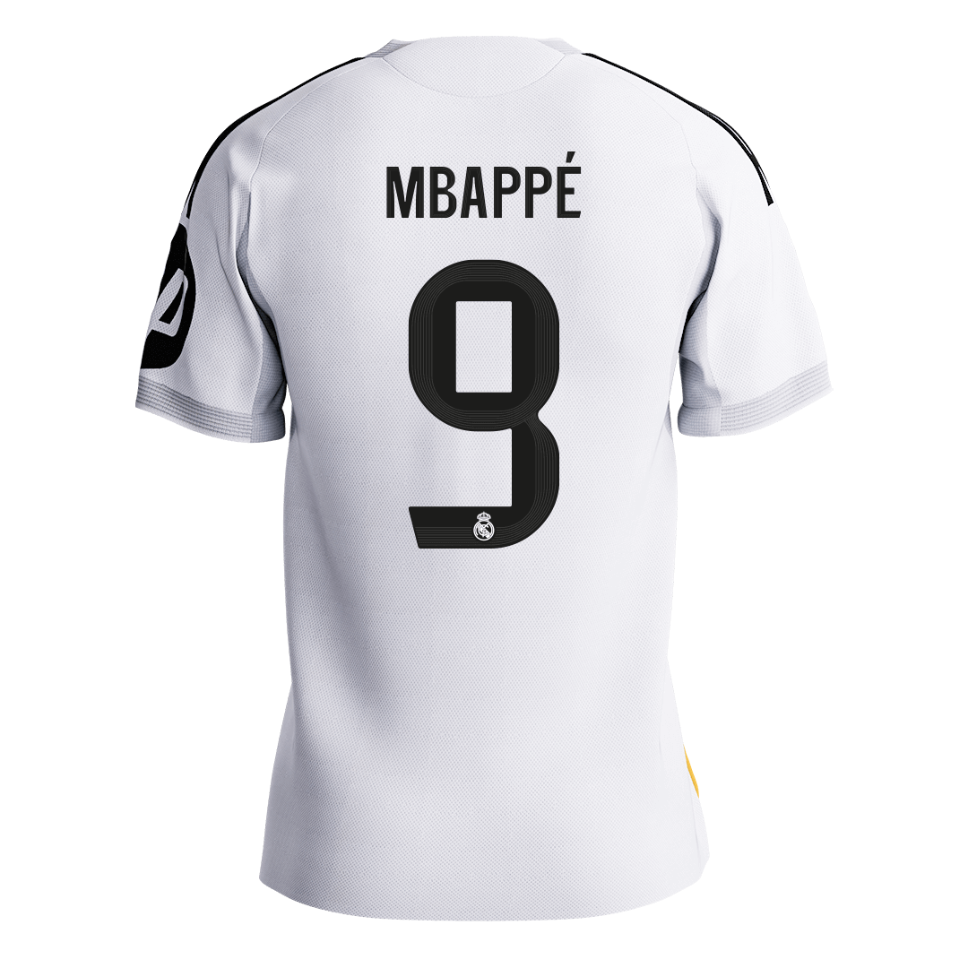 MBAPPÉ #9 Mens Real Madrid Home Jersey 2025/26 - Player Version (Slim Fit) [PREMIUM]