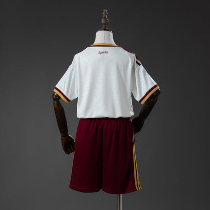 Kids Spain Away Jersey 2026 World Cup Football Kit Soccer Shirt