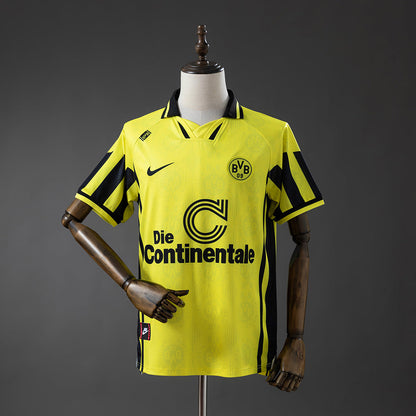 Dortmund Home Jersey 1996-97 Retro Football Kit Soccer Jersey