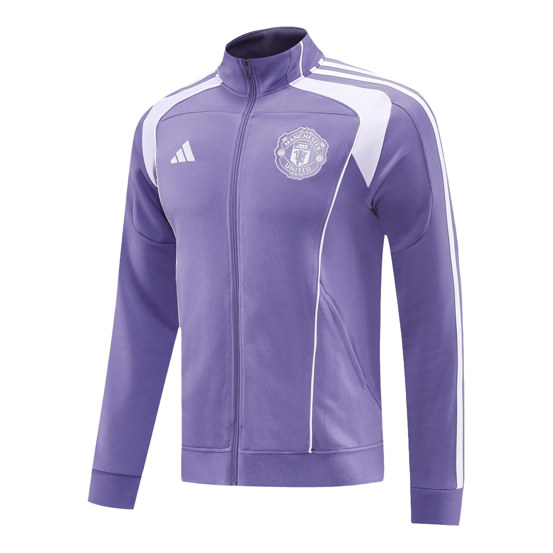 Manchester United 2025/26 Purple Training Tracksuit Kit (Top+Pants)