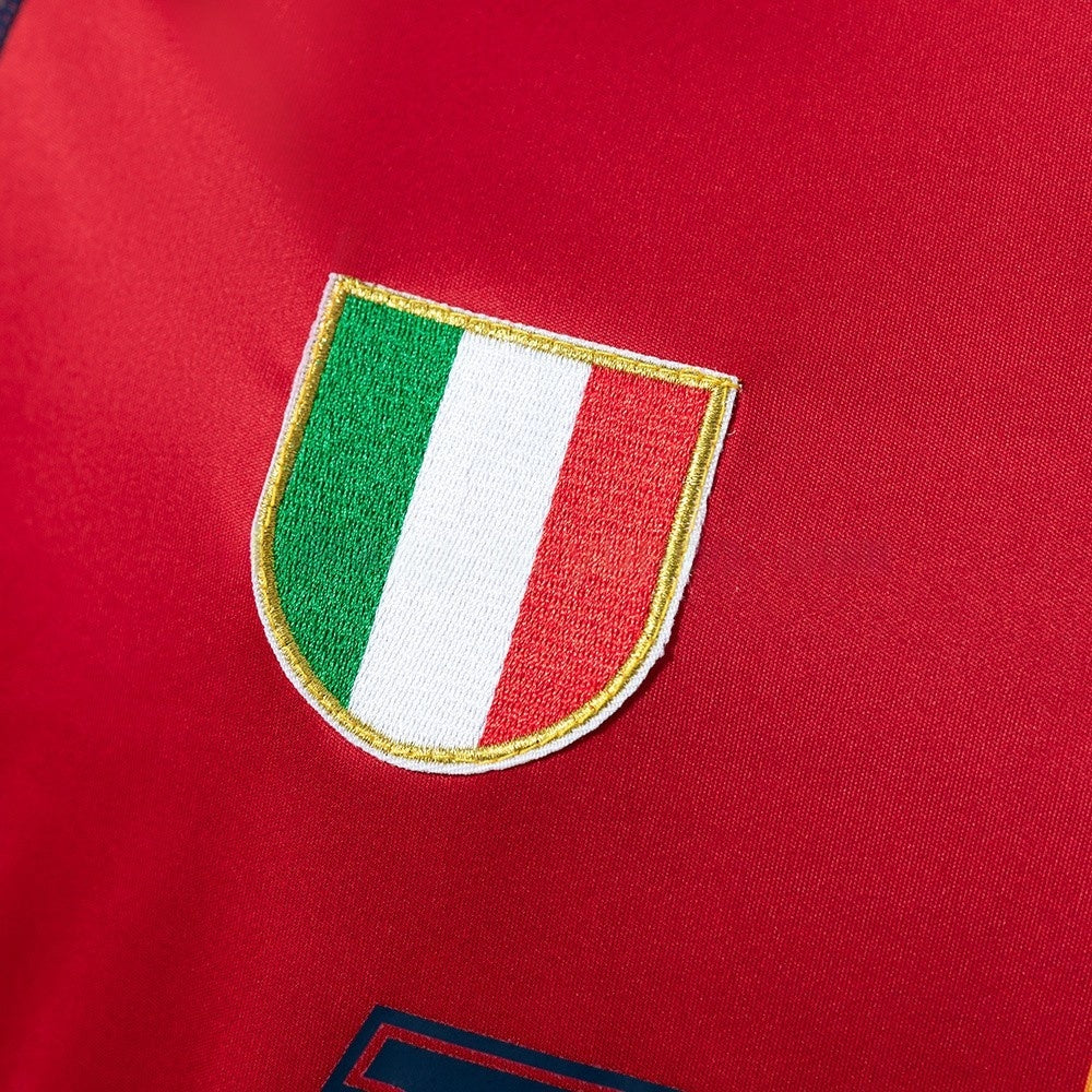 Rome Jersey 2001-02 Home Retro Football Kit Long Sleeves