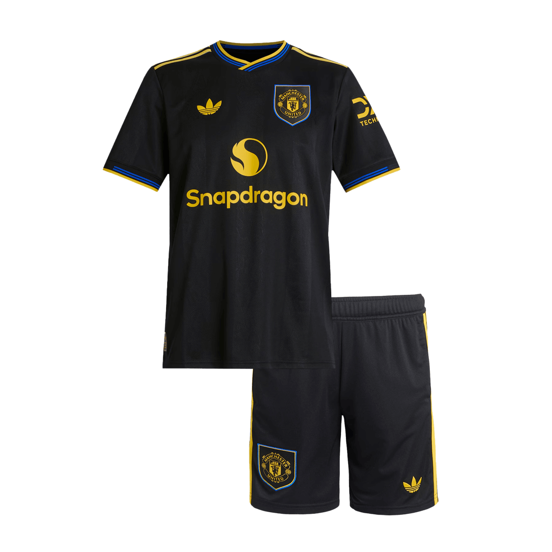 Kids Manchester United Third Kit 2025/26