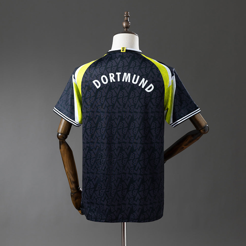 Dortmund Jersey 1995-96 Away Retro Football Kit