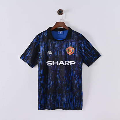 Retro Manchester United Jersey 1993-94 Away Football Kit Soccer Jersey