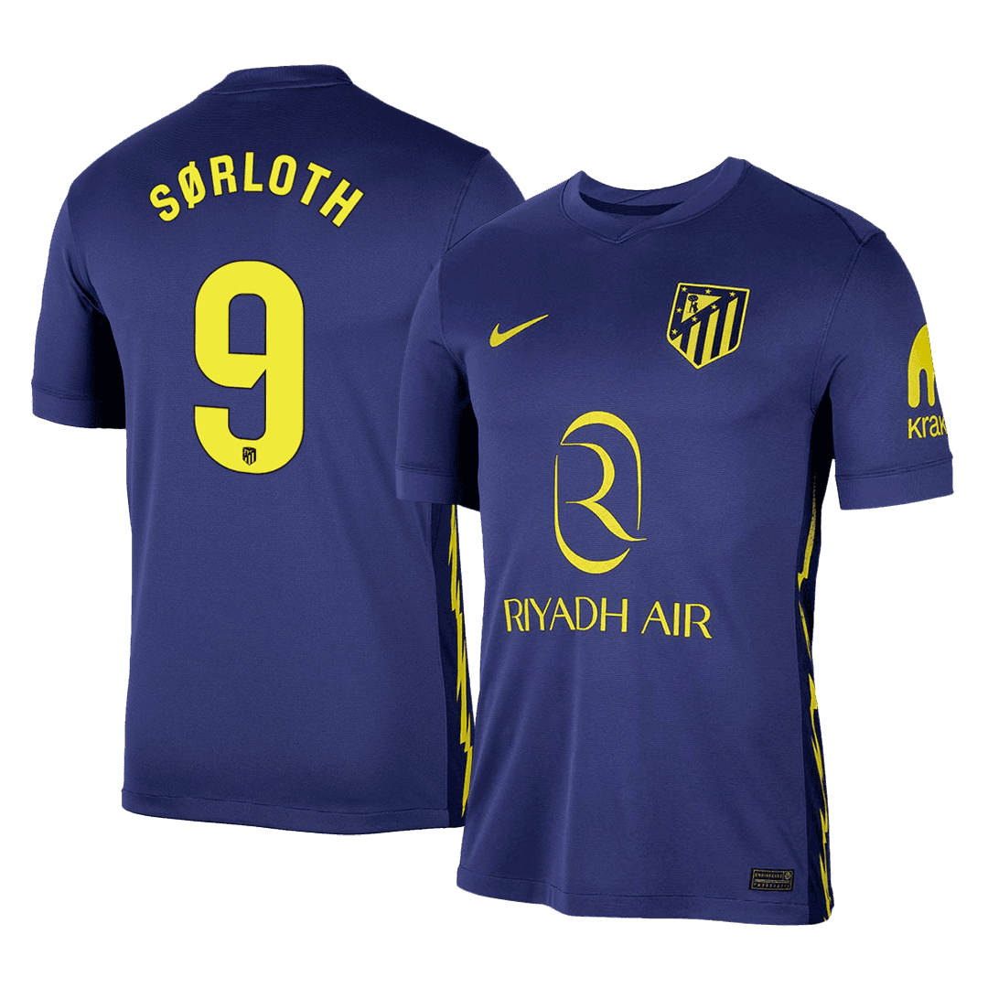 SØRLOTH #9 Mens Atletico Madrid Away Jersey 2025/26