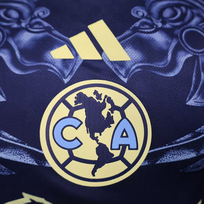 Player Version Club America Jersey 25/26 Away Long Sleeves Football Kit Soccer Jersey