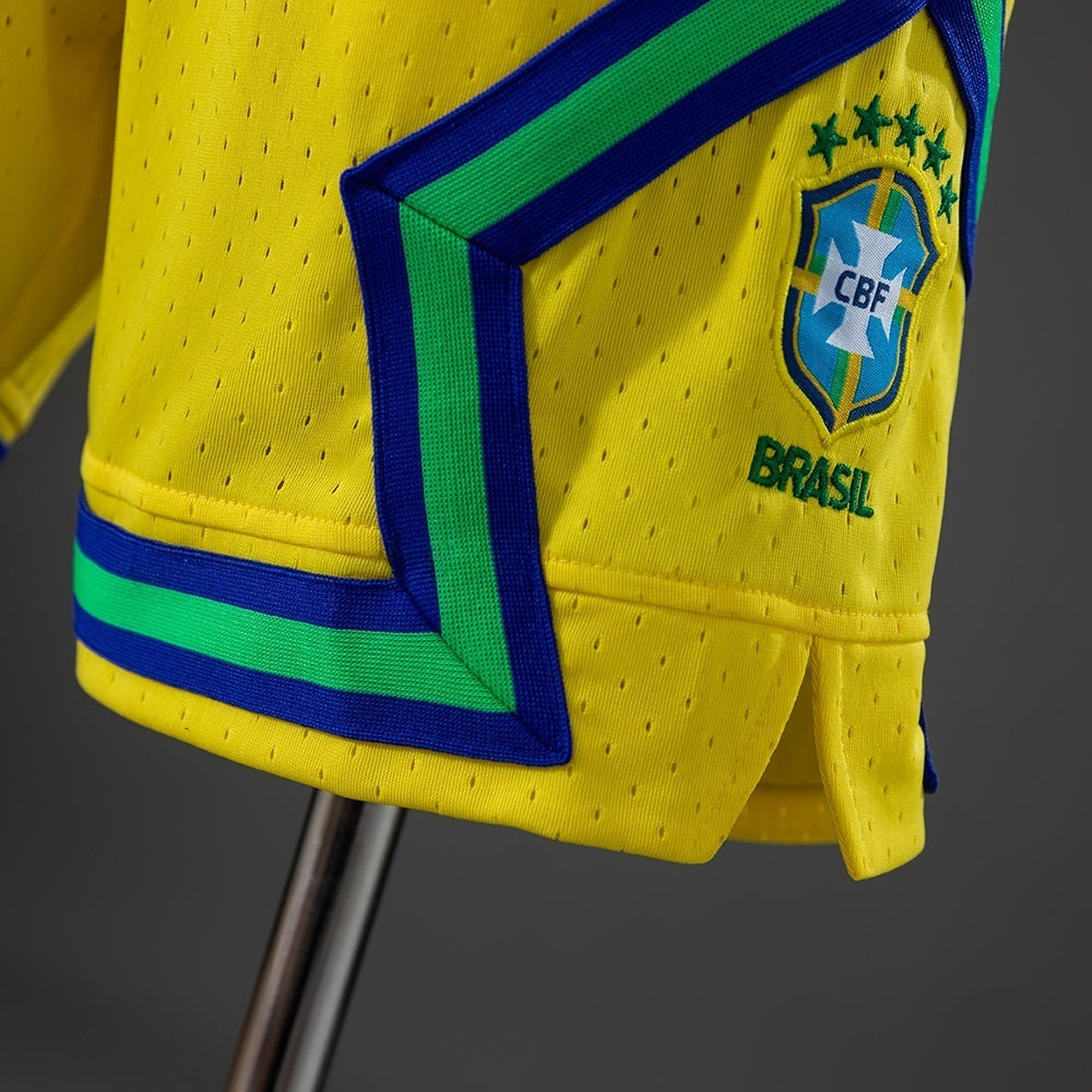 Brazil Basketball Shorts 2026 Yellow