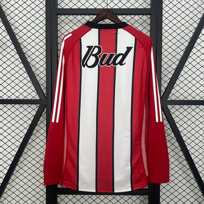 Retro River Plate Jersey 2003-04 Away Long Sleeves Football Kit Soccer Jersey