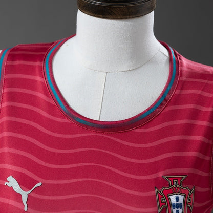Women Portugal Home Vest 2026 World Cup Football Kit Soccer Shirt