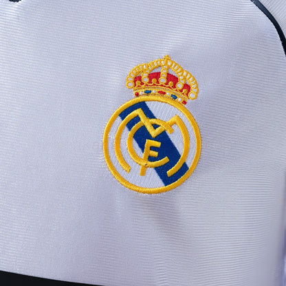 Real Madrid Jersey 1998-00 Home Retro Kit Long Sleeves